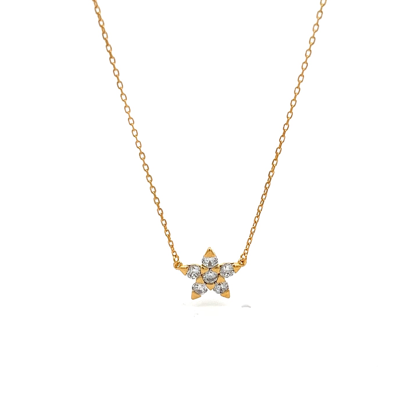 Star Bright Necklace in Gold