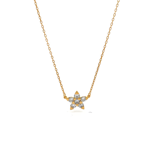 Star Bright Necklace in Gold