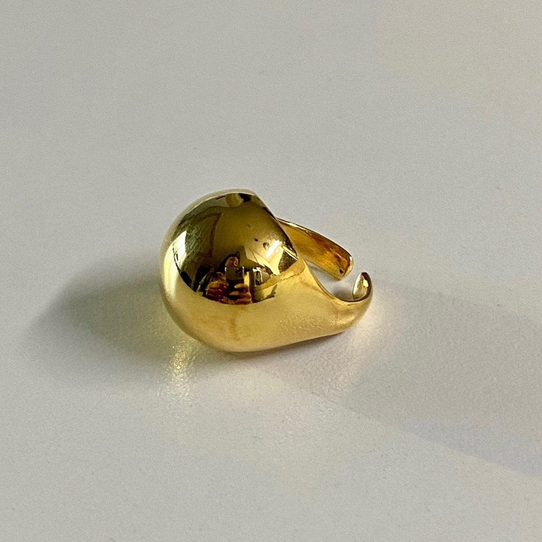 Hudson Grande Ring in Gold