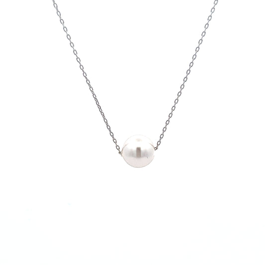 Only Pearl Dos Necklace in Silver