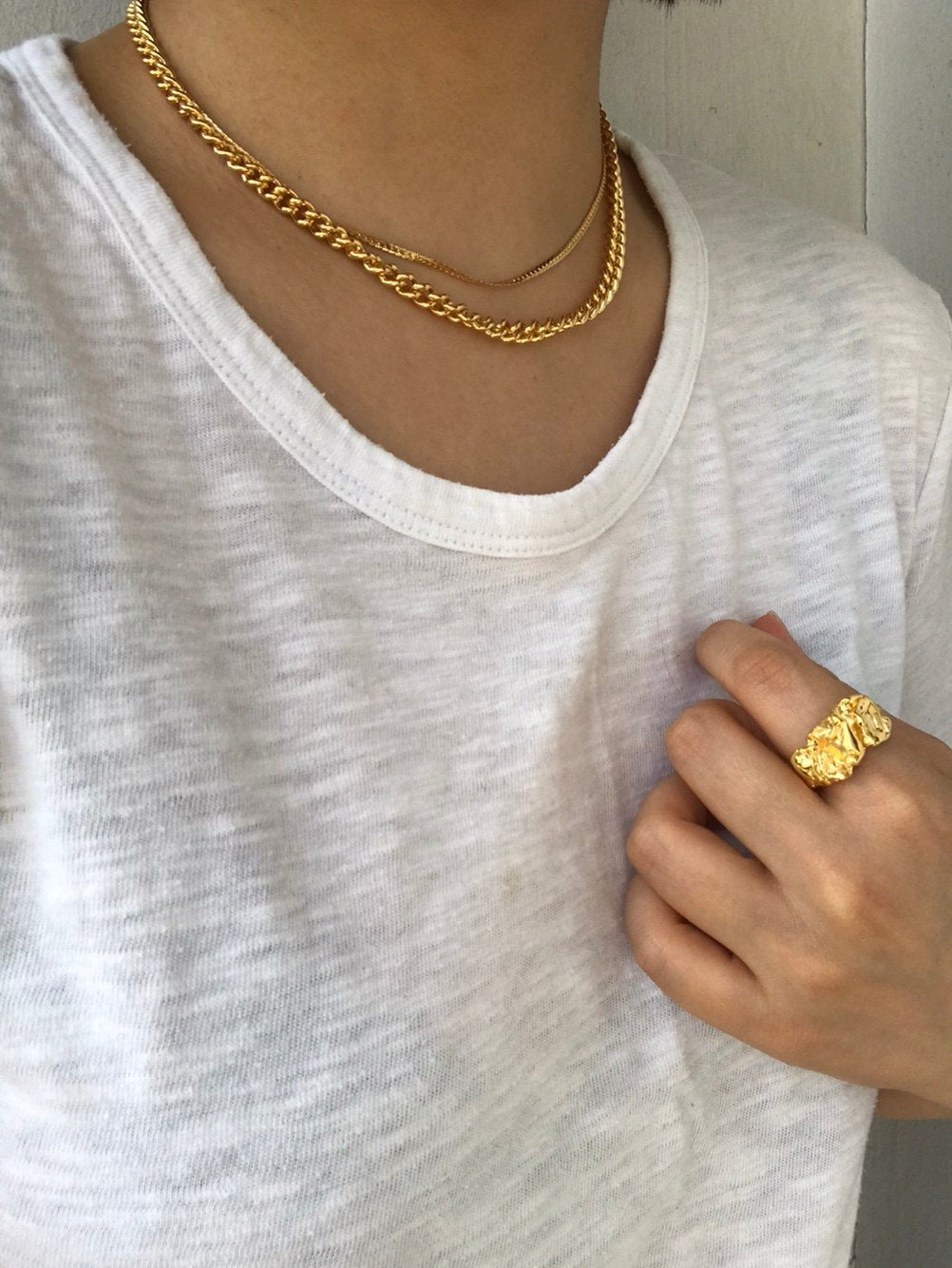 Cara Necklace in Gold