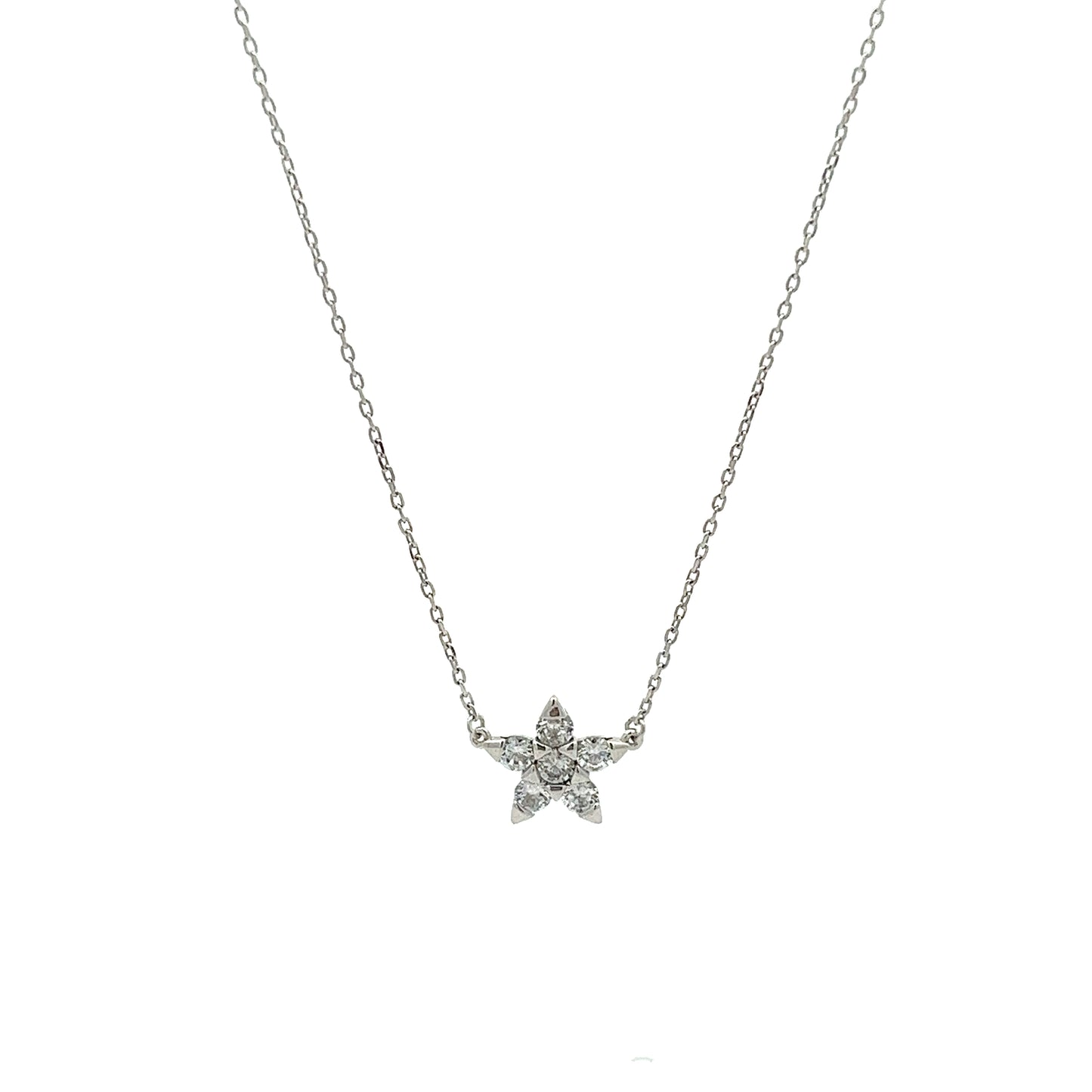 Star Bright Necklace in Silver