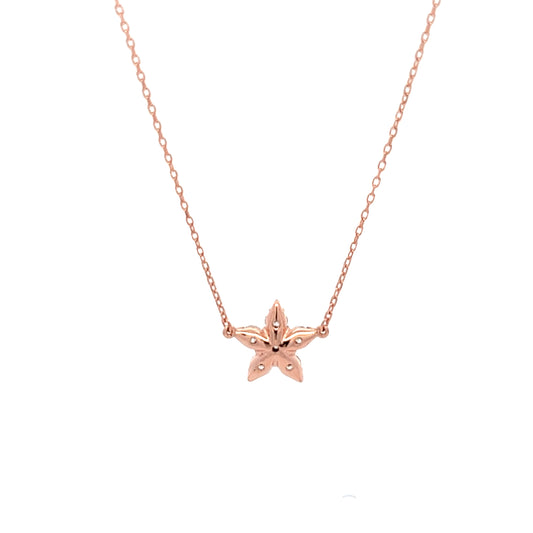 Star Bright Necklace in Rose Gold