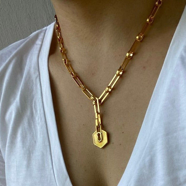 Atlas Necklace in Gold