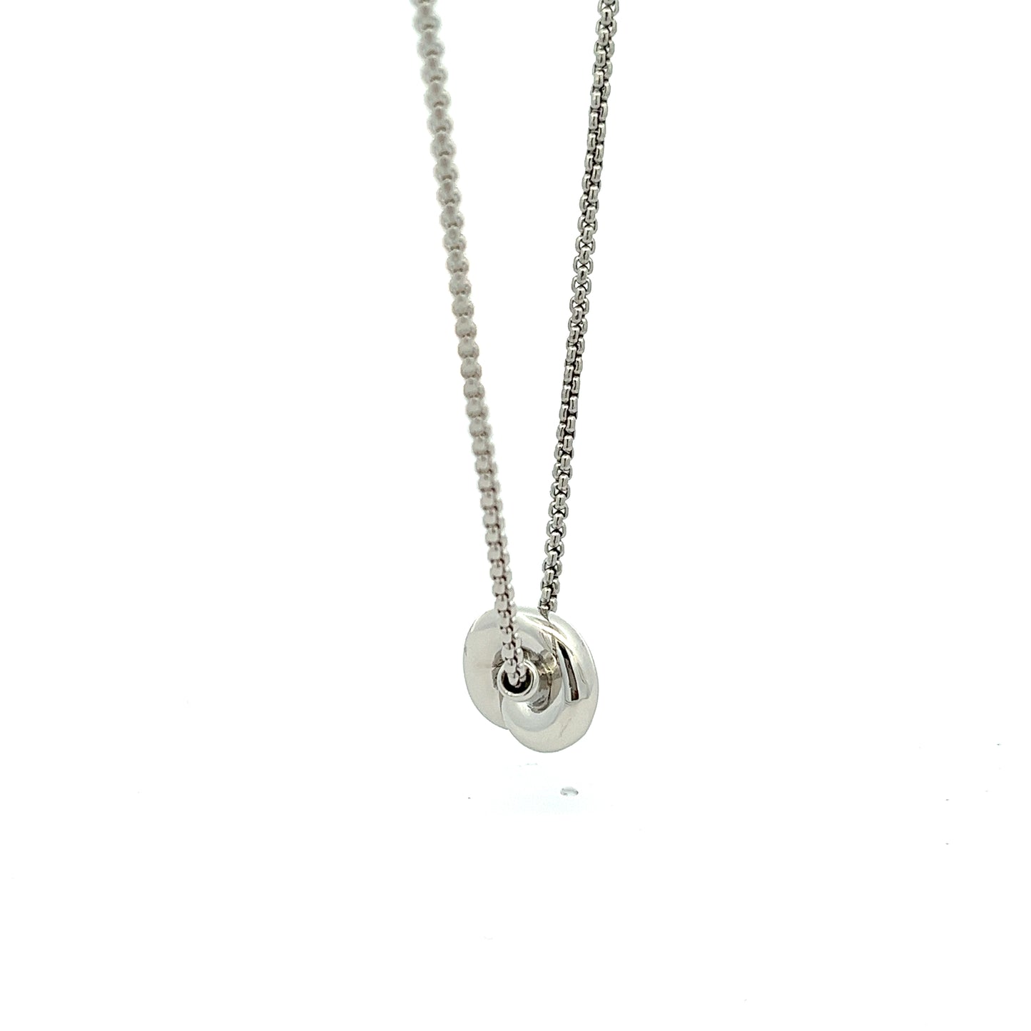 Knot Rore Necklace in Silver