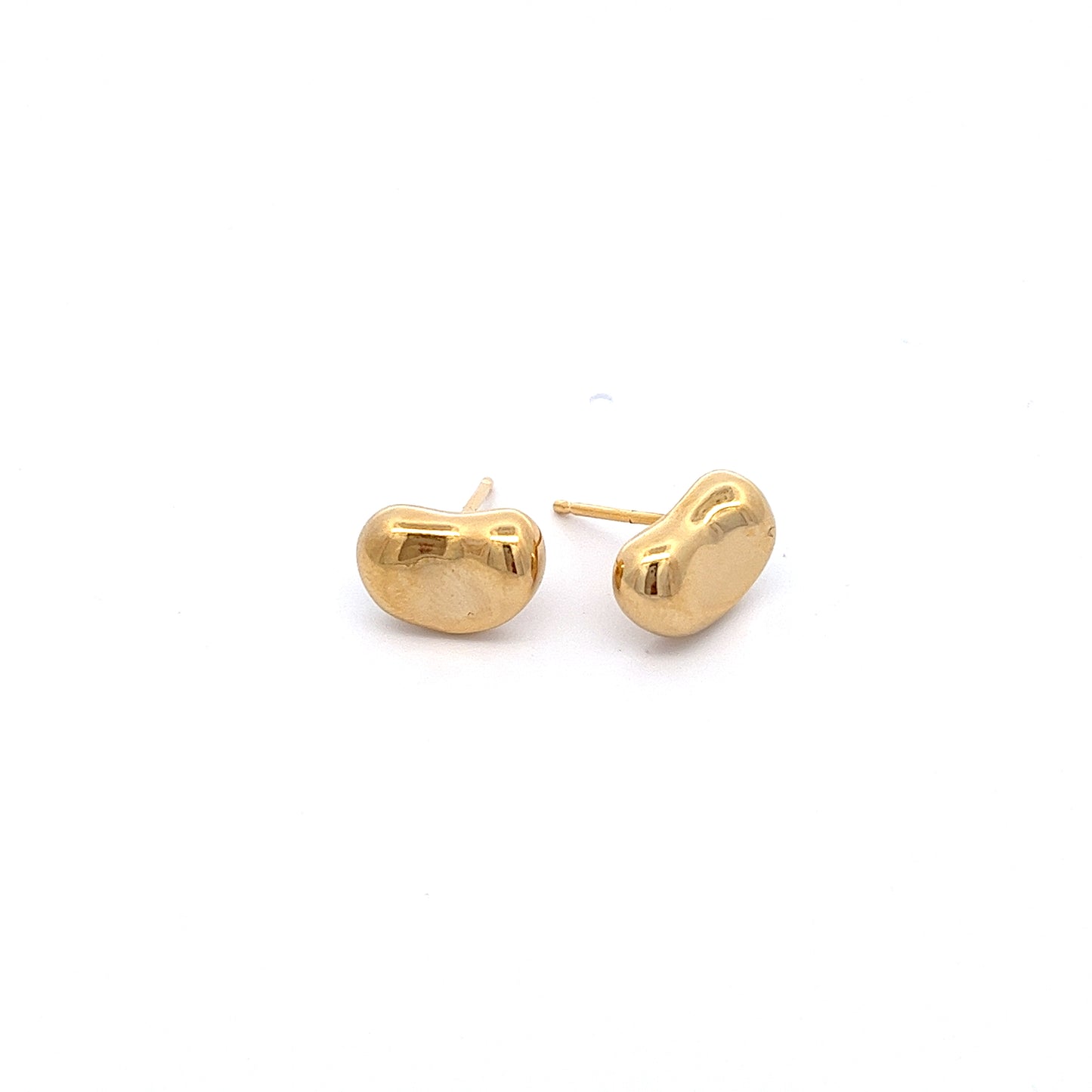Peaberry Earrings in Gold