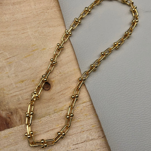 Chaine Necklace in Gold