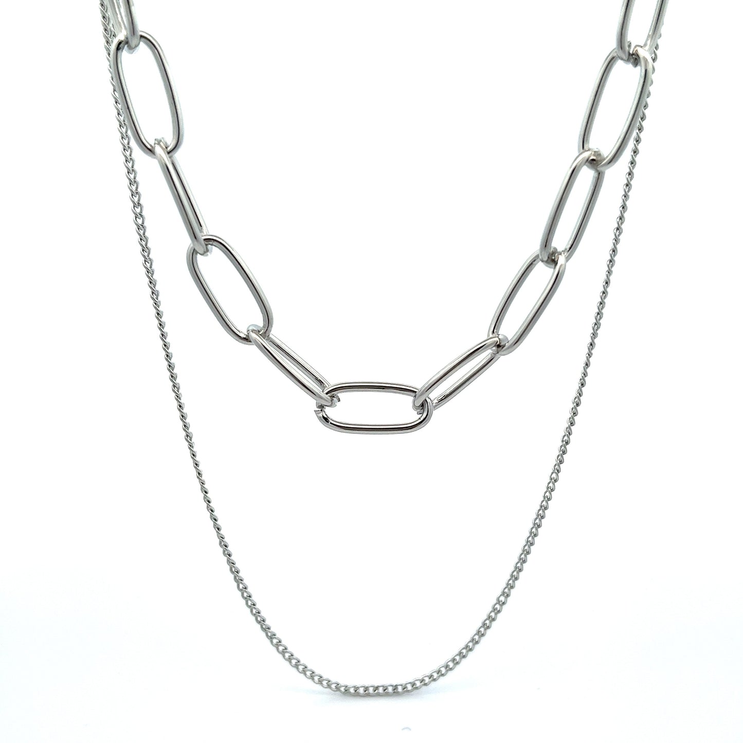 Barry Chaine Necklace in Silver