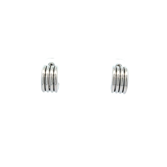 Cleo Dos Earrings Medium in Silver
