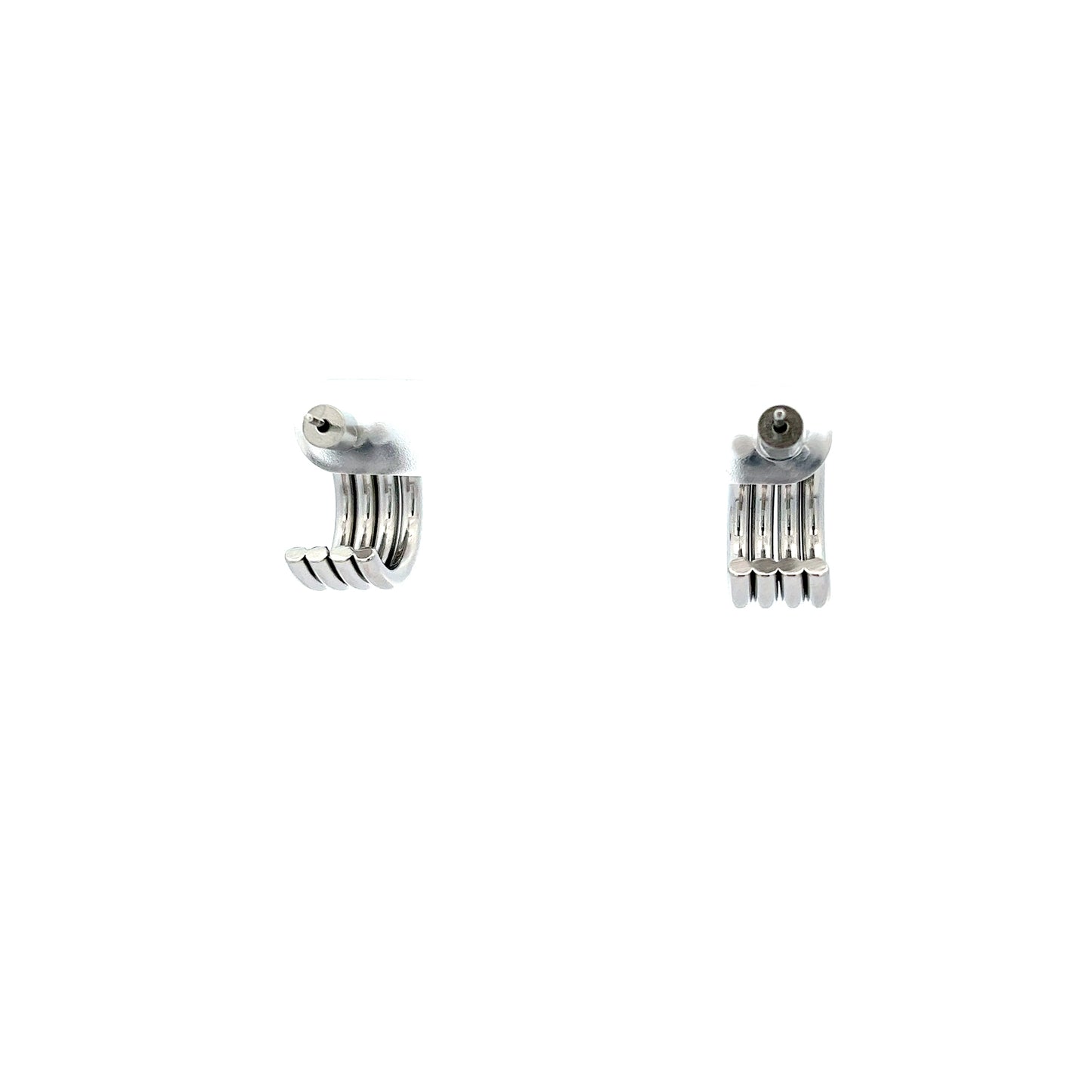 Cleo Dos Earrings Medium in Silver