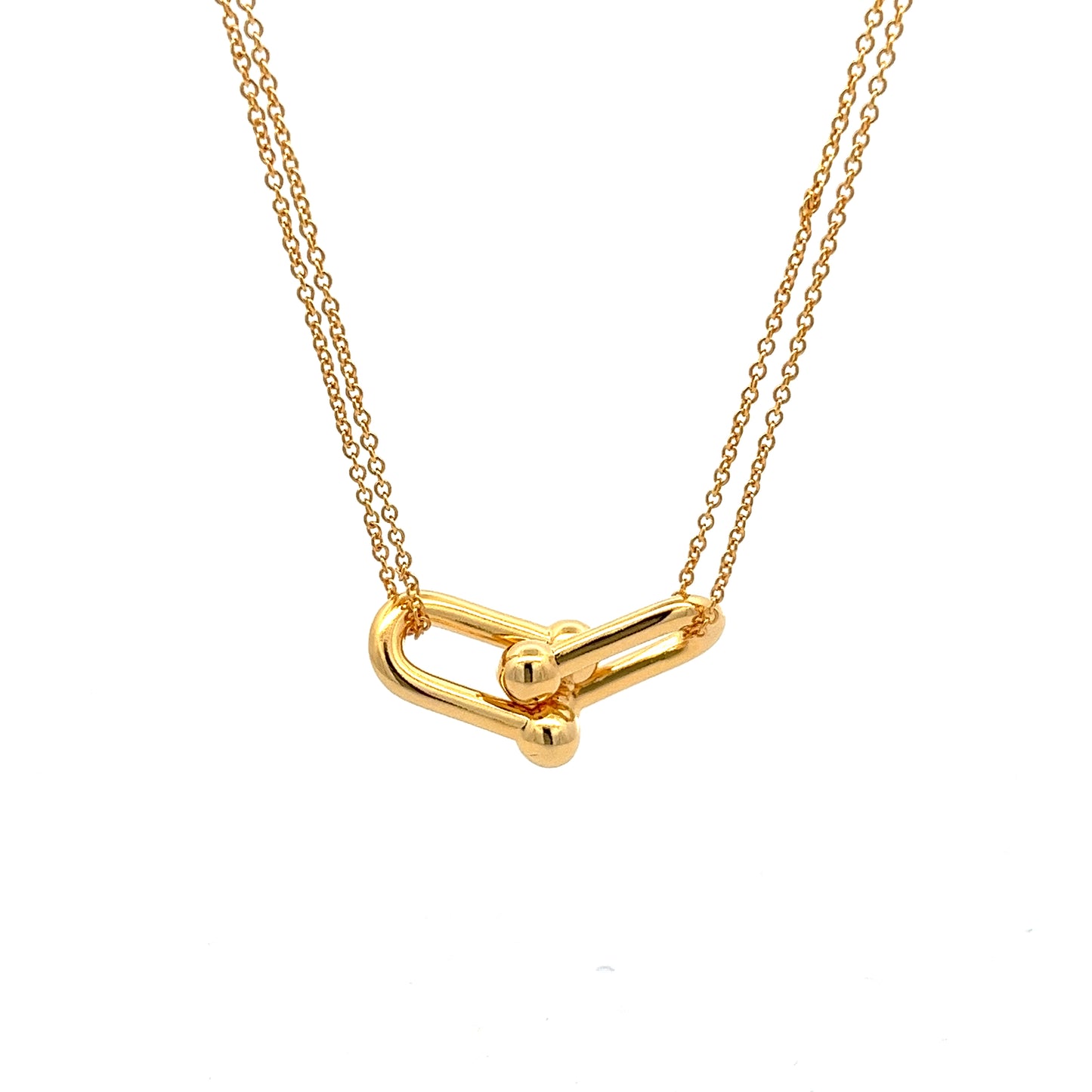 Chaine Dos Necklace in Gold