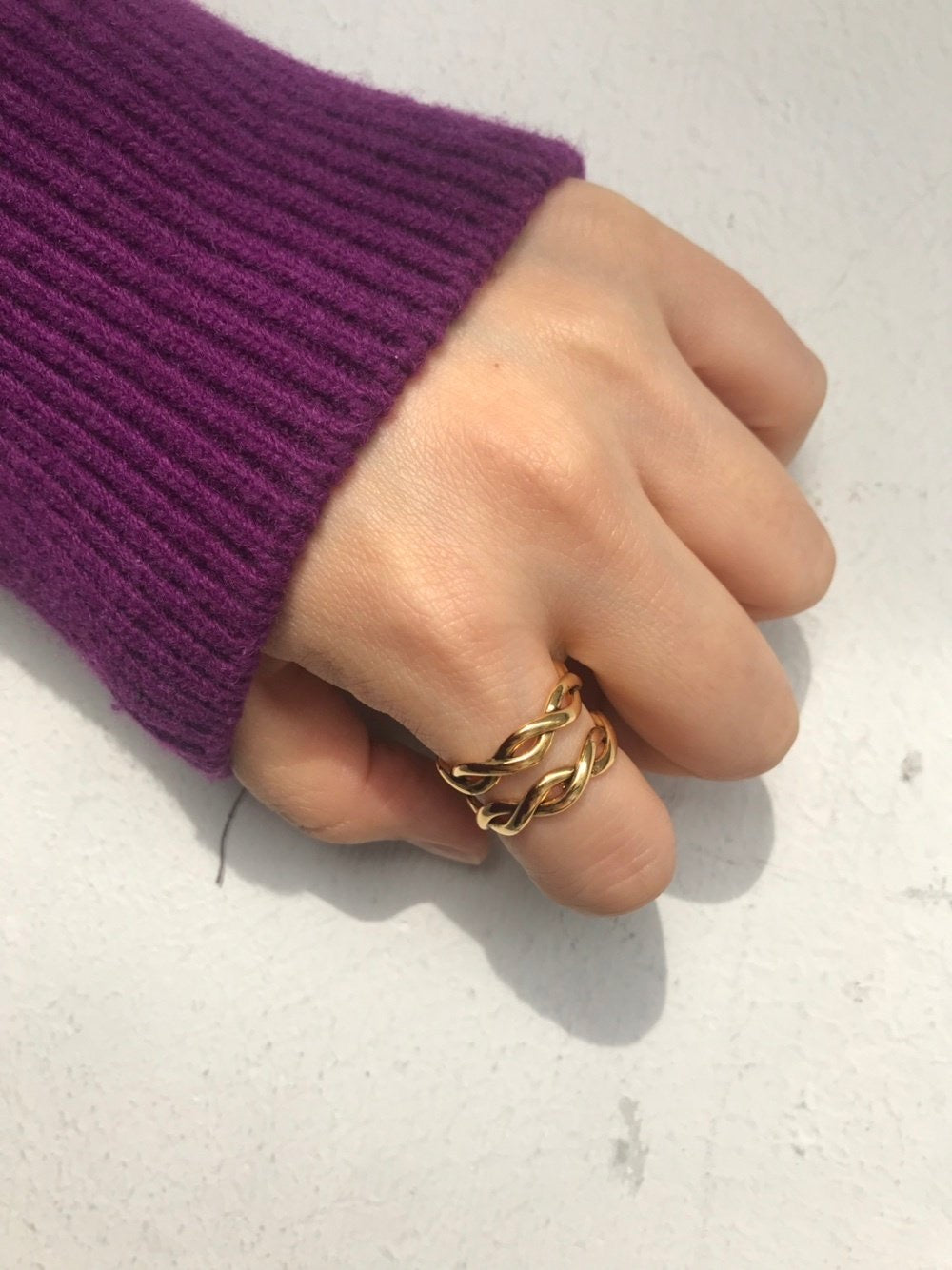 Jayne Ring in Gold