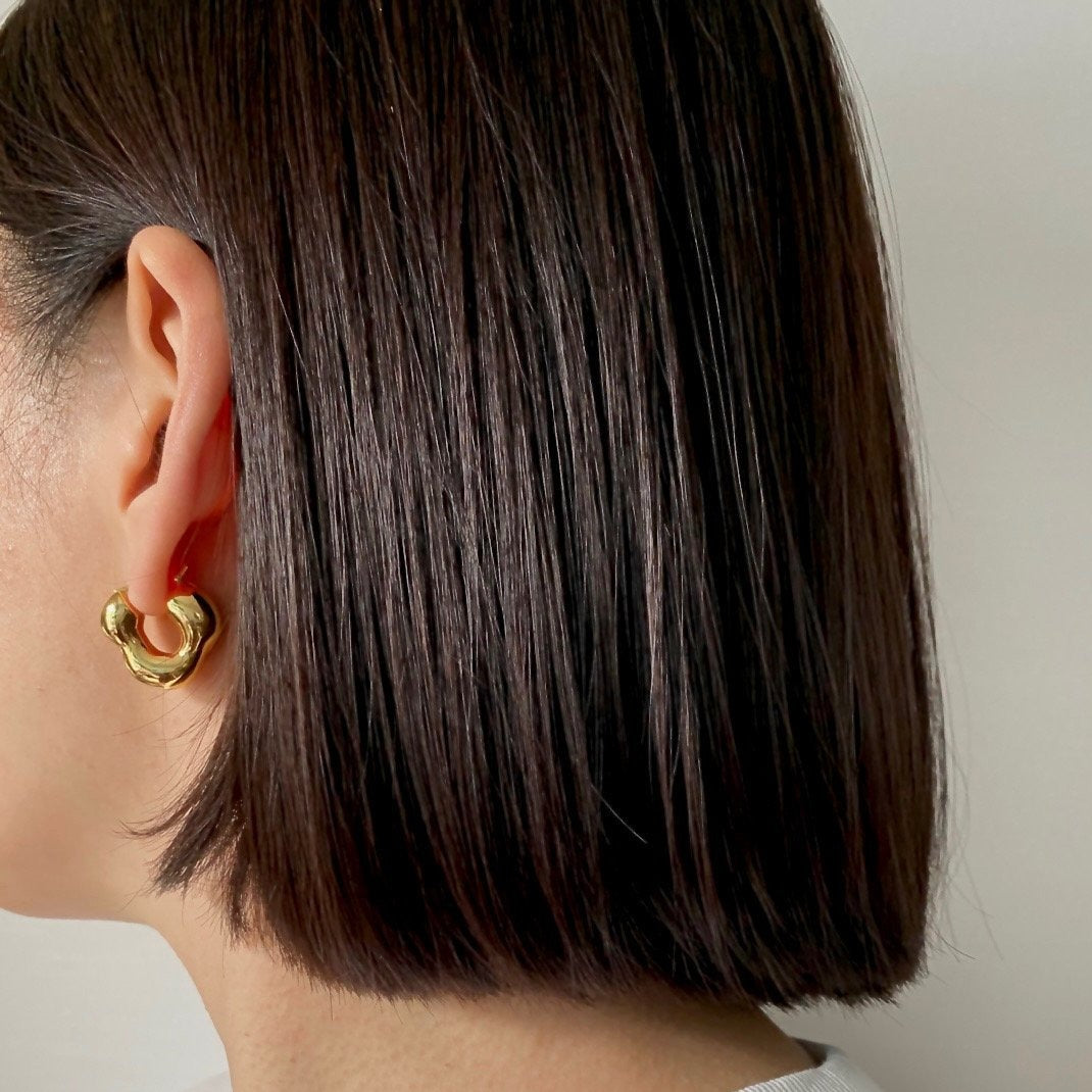 Moss Earrings in Gold