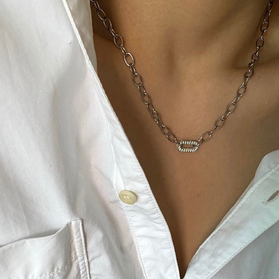 Corrine Necklace in Silver