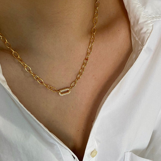 Corrine Necklace in Gold